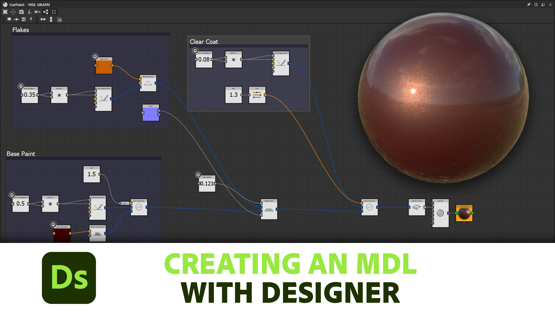 Creating an MDL in Substance 3D Designer on Substance 3D Tutorials