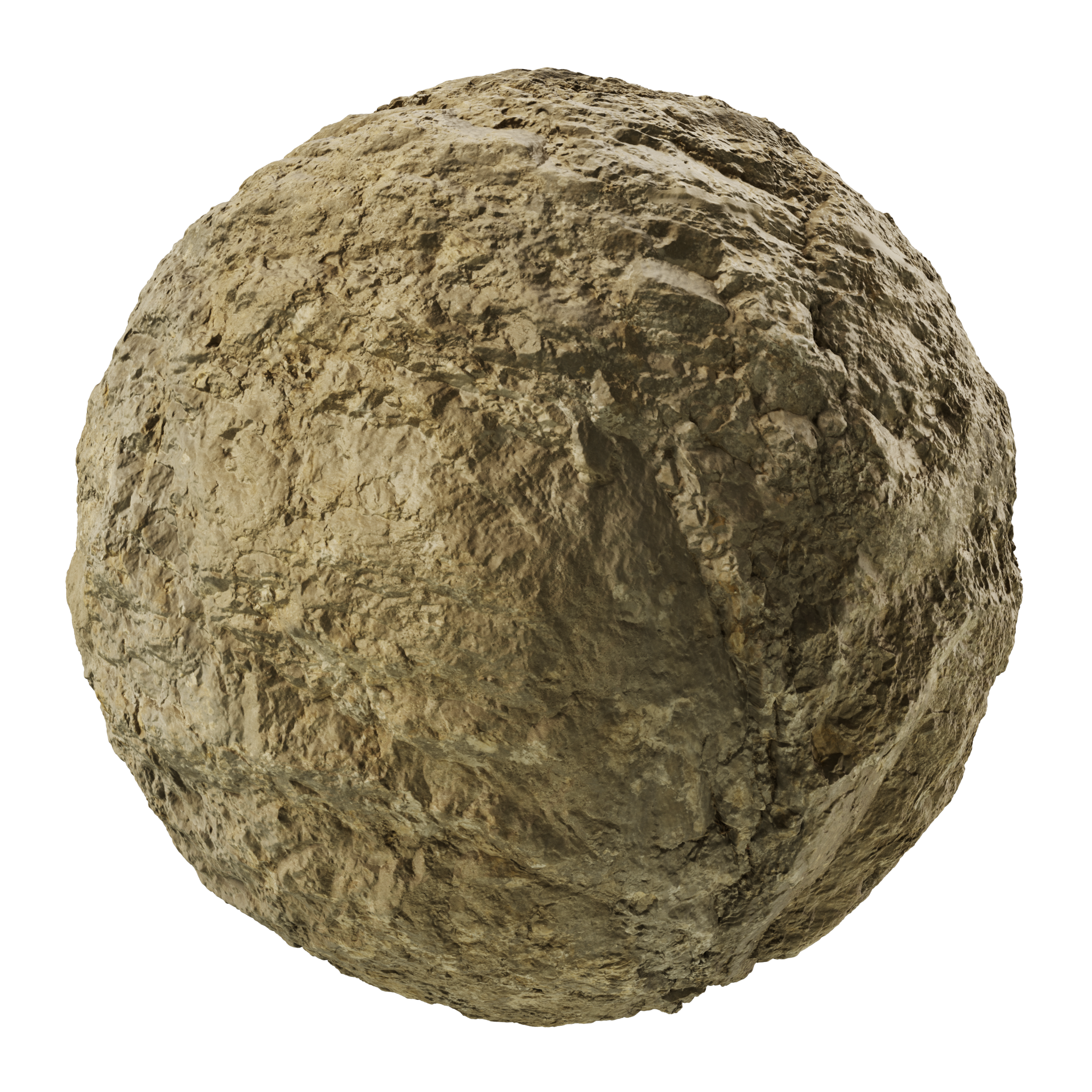 Limestone Boulder Rock 02 On Substance 3d Assets
