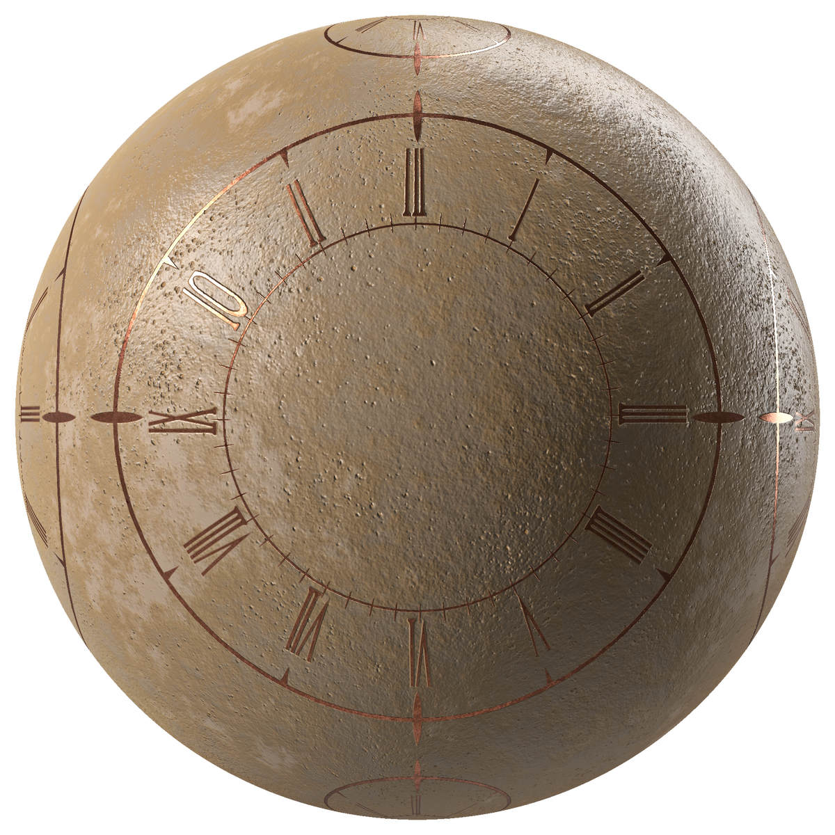 Sun Clock disc materail Substance Material on Substance 3D Community Assets