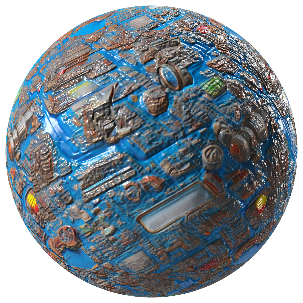 Organic machines Substance Material on Substance 3D Community Assets