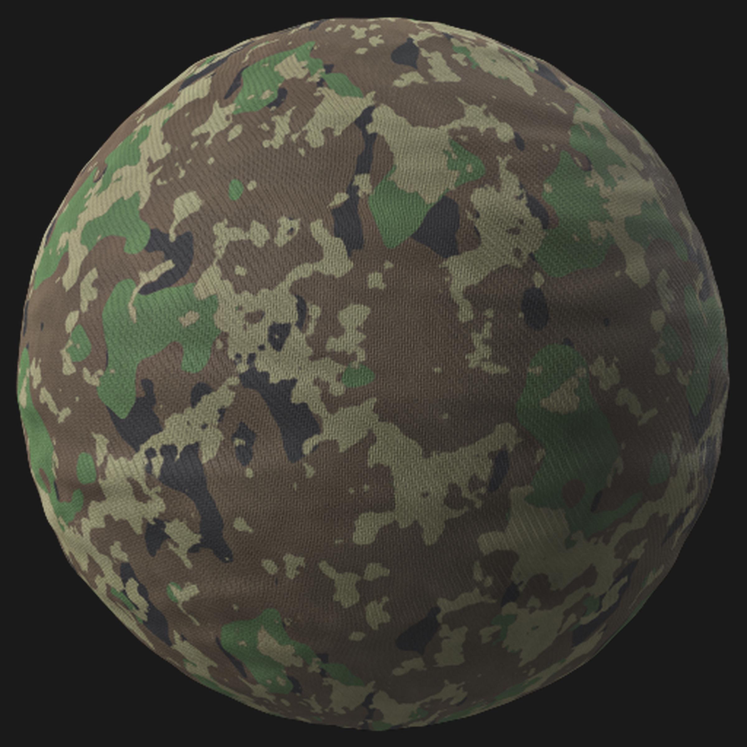 Camouflage Fabric on Substance 3D Community