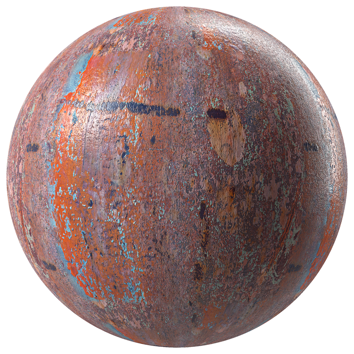 Rust colored Substance Material on Substance 3D Community Assets