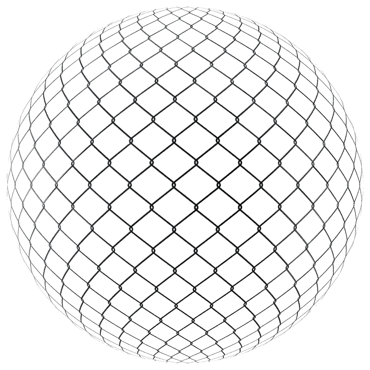 Steel chain fence Substance Material on Substance 3D Community Assets