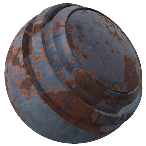 Rusted Metal Substance Smart Material On Substance 3D Community Assets