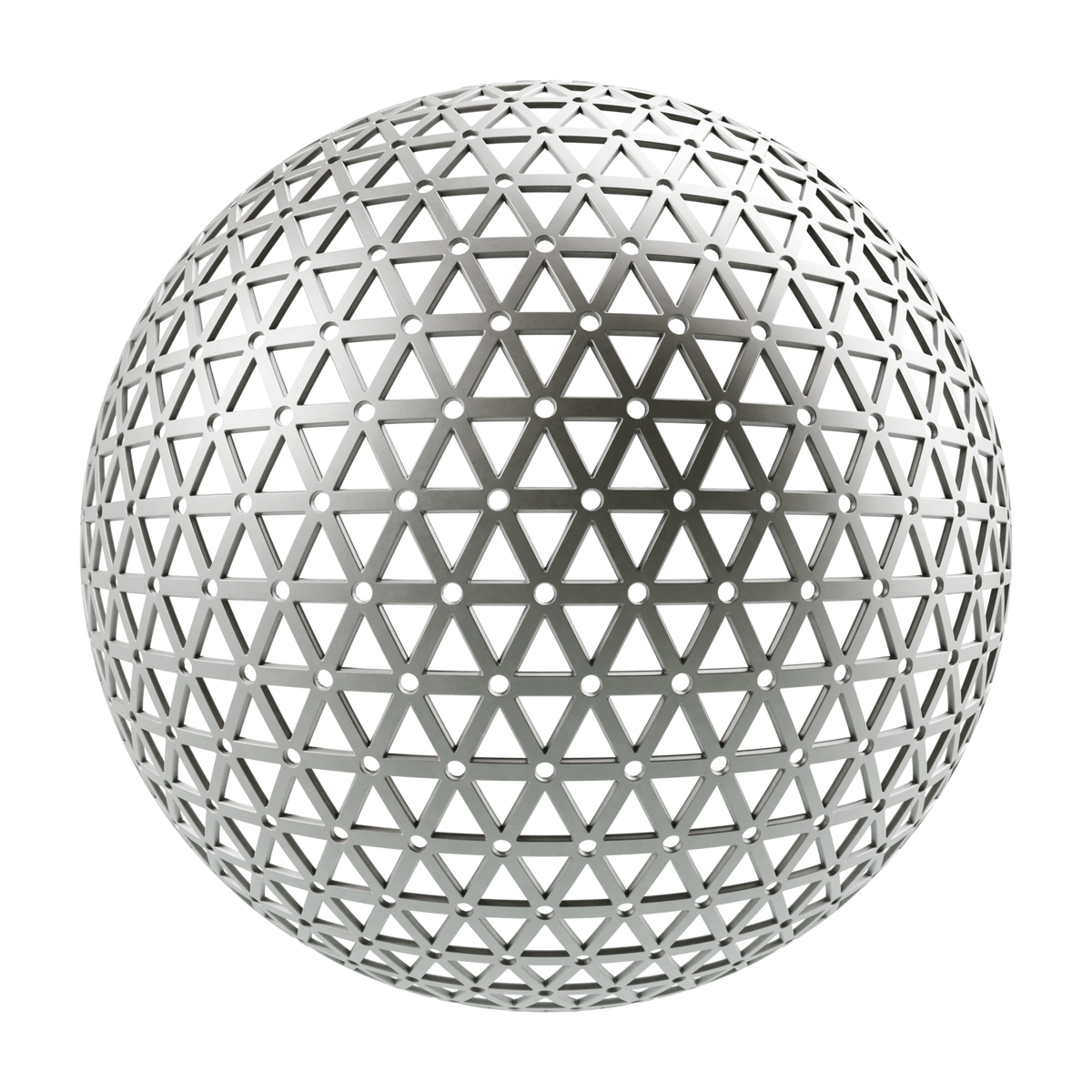 Steel Perforated Triangle on Substance 3D Assets