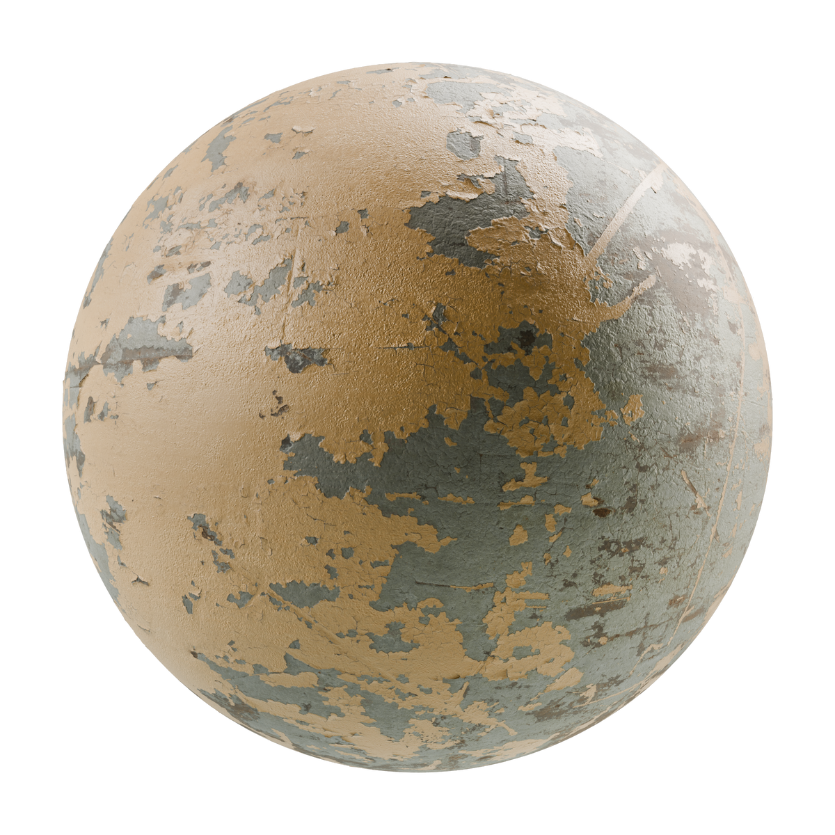 Chipped Off Paint Steel on Substance 3D Assets
