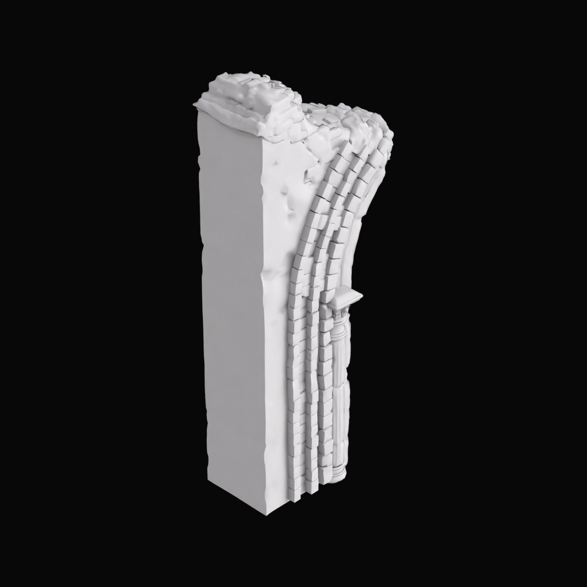 Crumbling Brick Arch on Substance 3D Assets