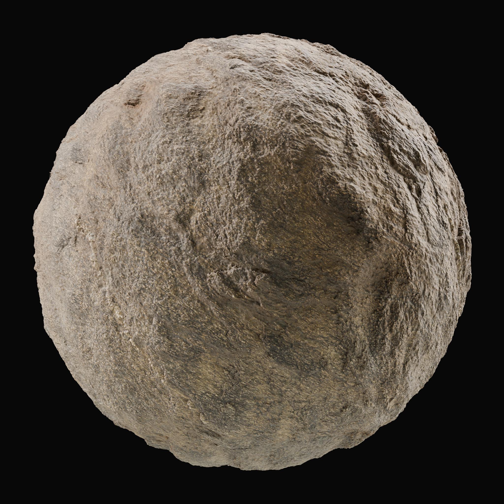 Damaged Cracked Stone on Substance 3D Assets