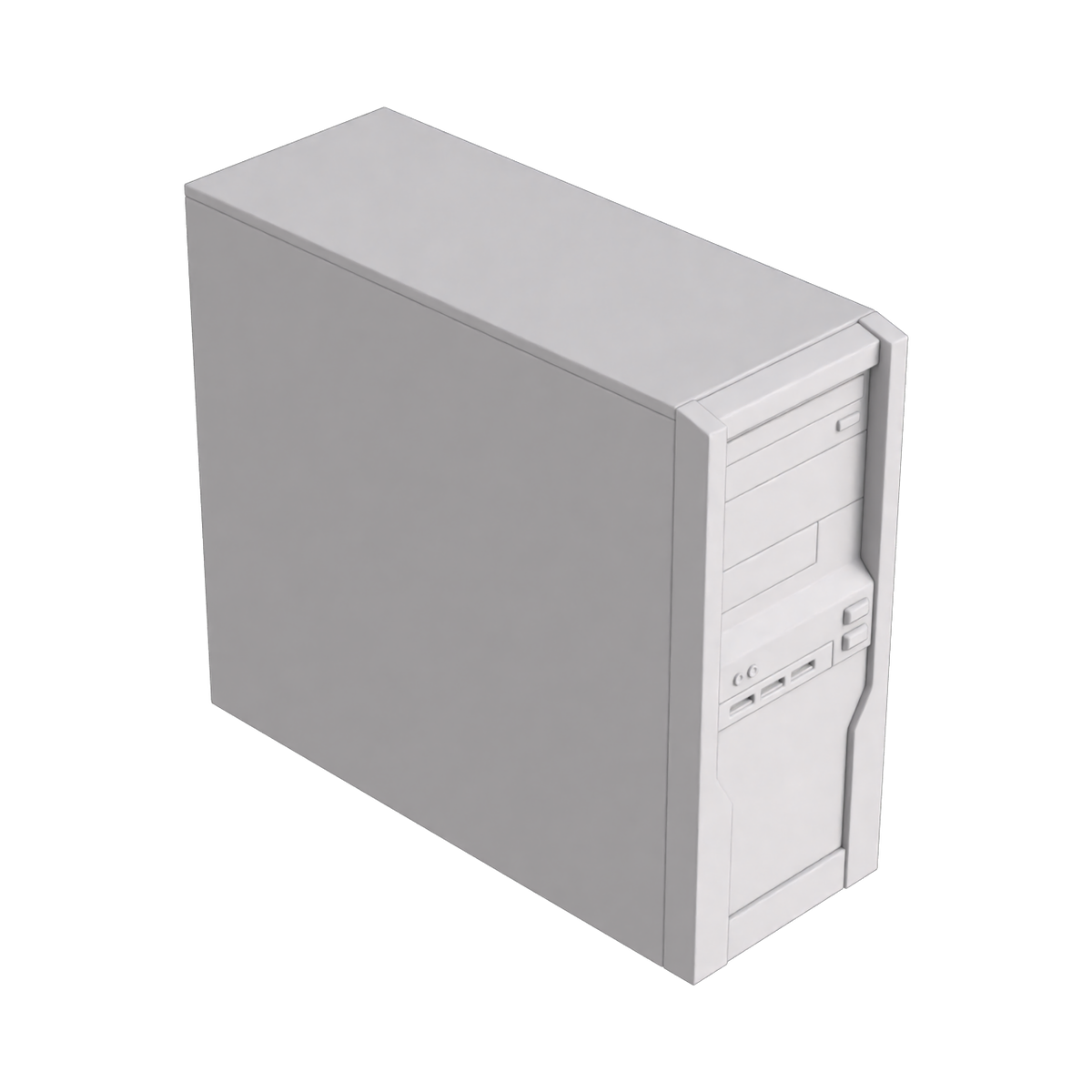 Computer Tower Vintage on Substance 3D Assets