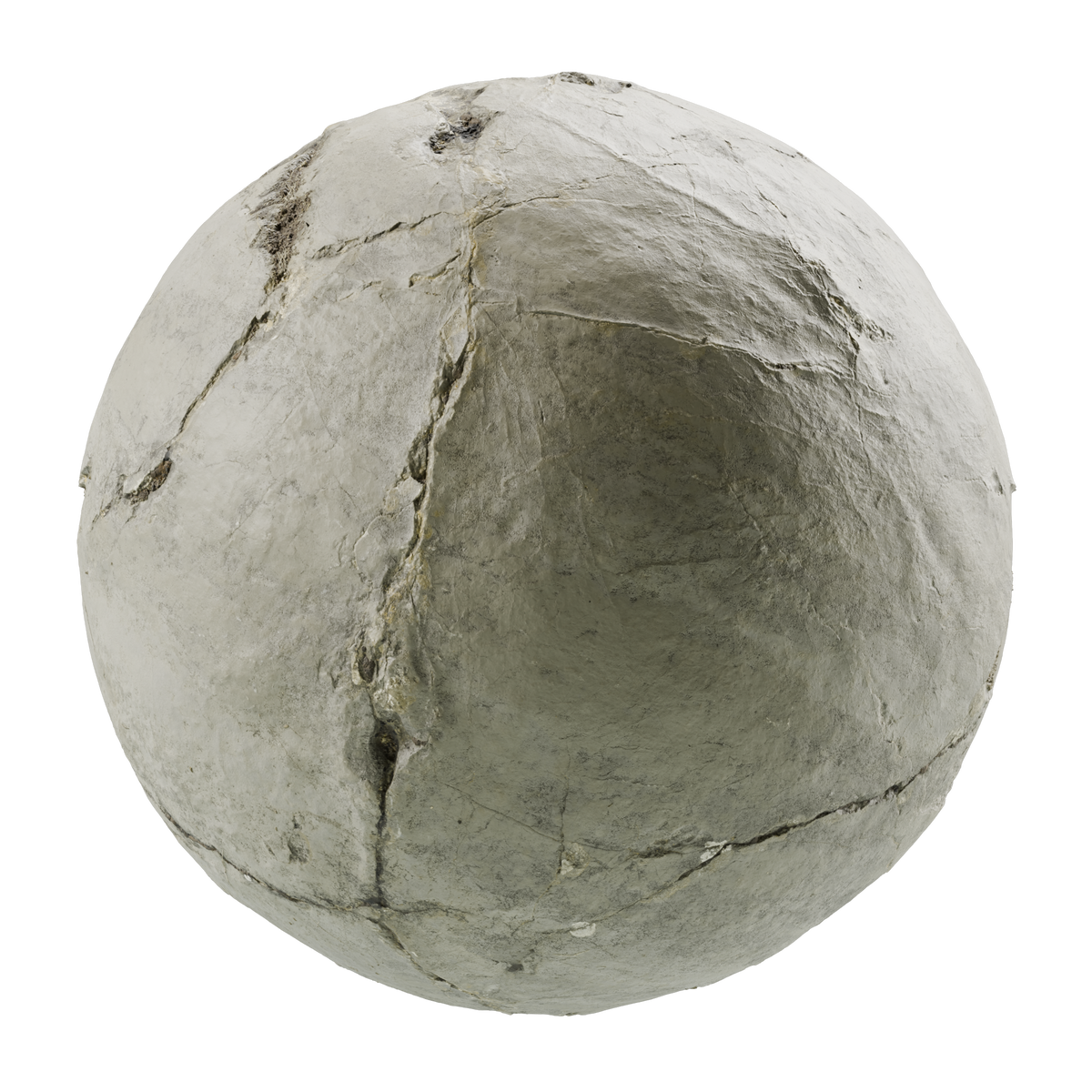 Large Rock Deep Cracks on Substance 3D Assets