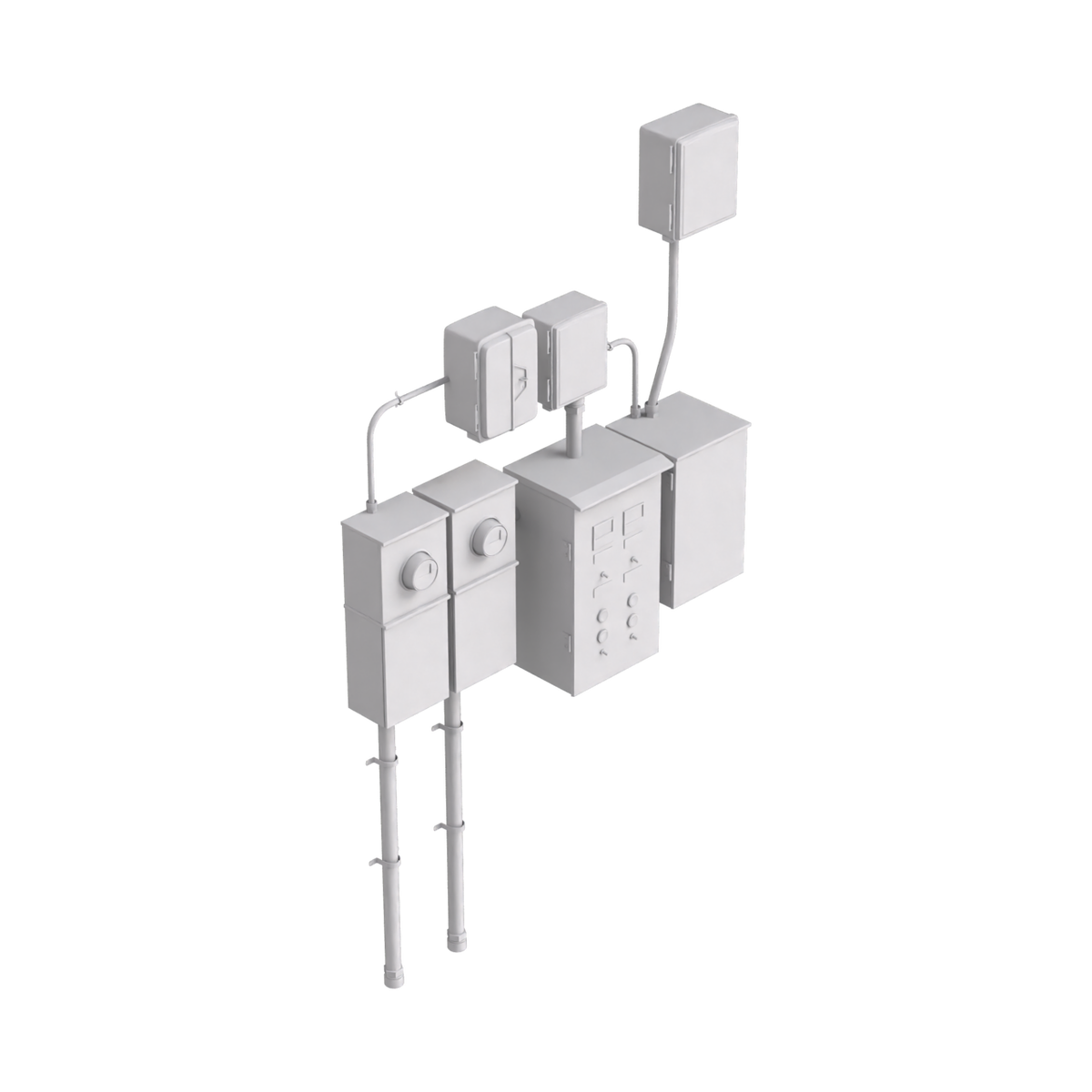 Electrical Boxes 09 on Substance 3D Assets