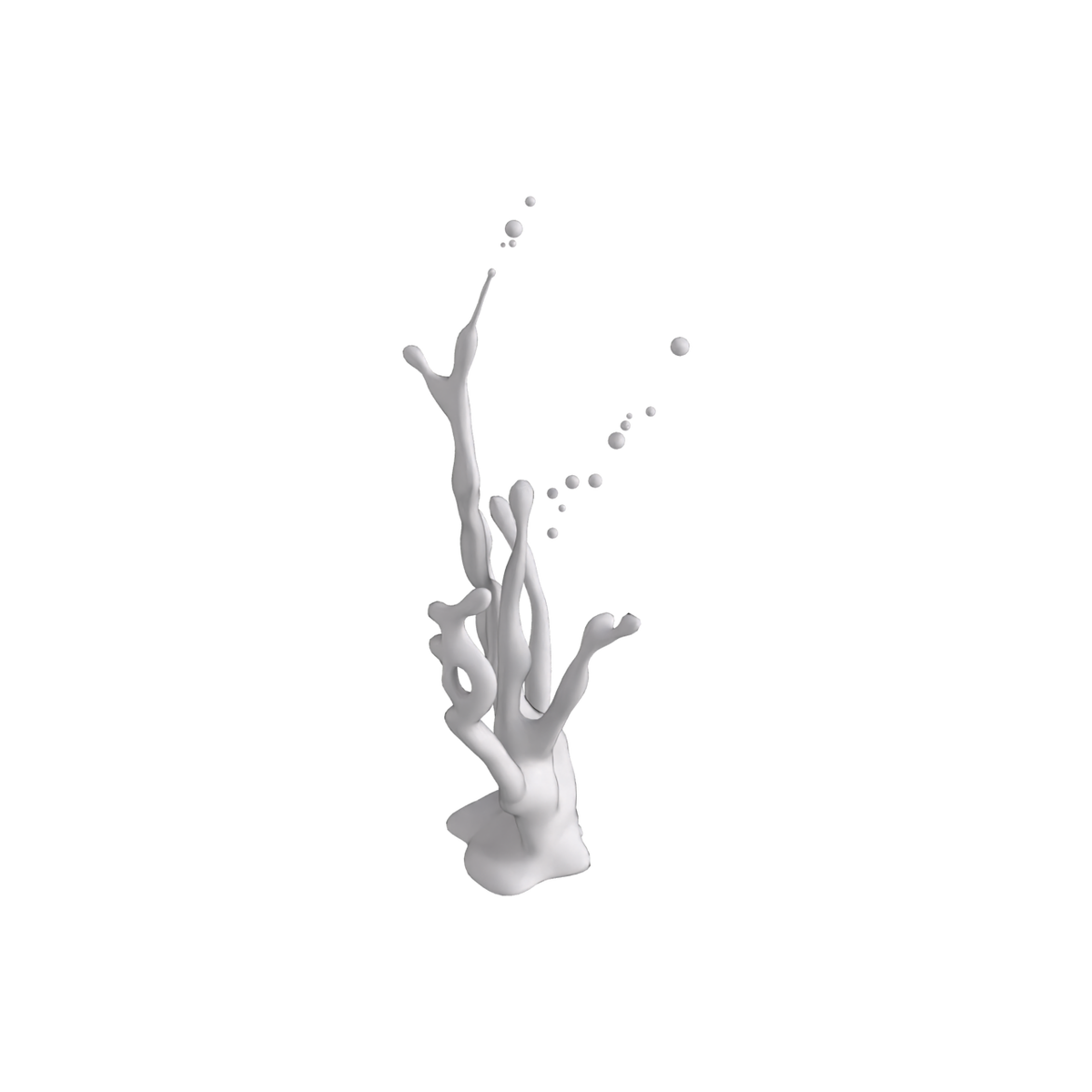 Frozen Liquid Splash 01 on Substance 3D Assets