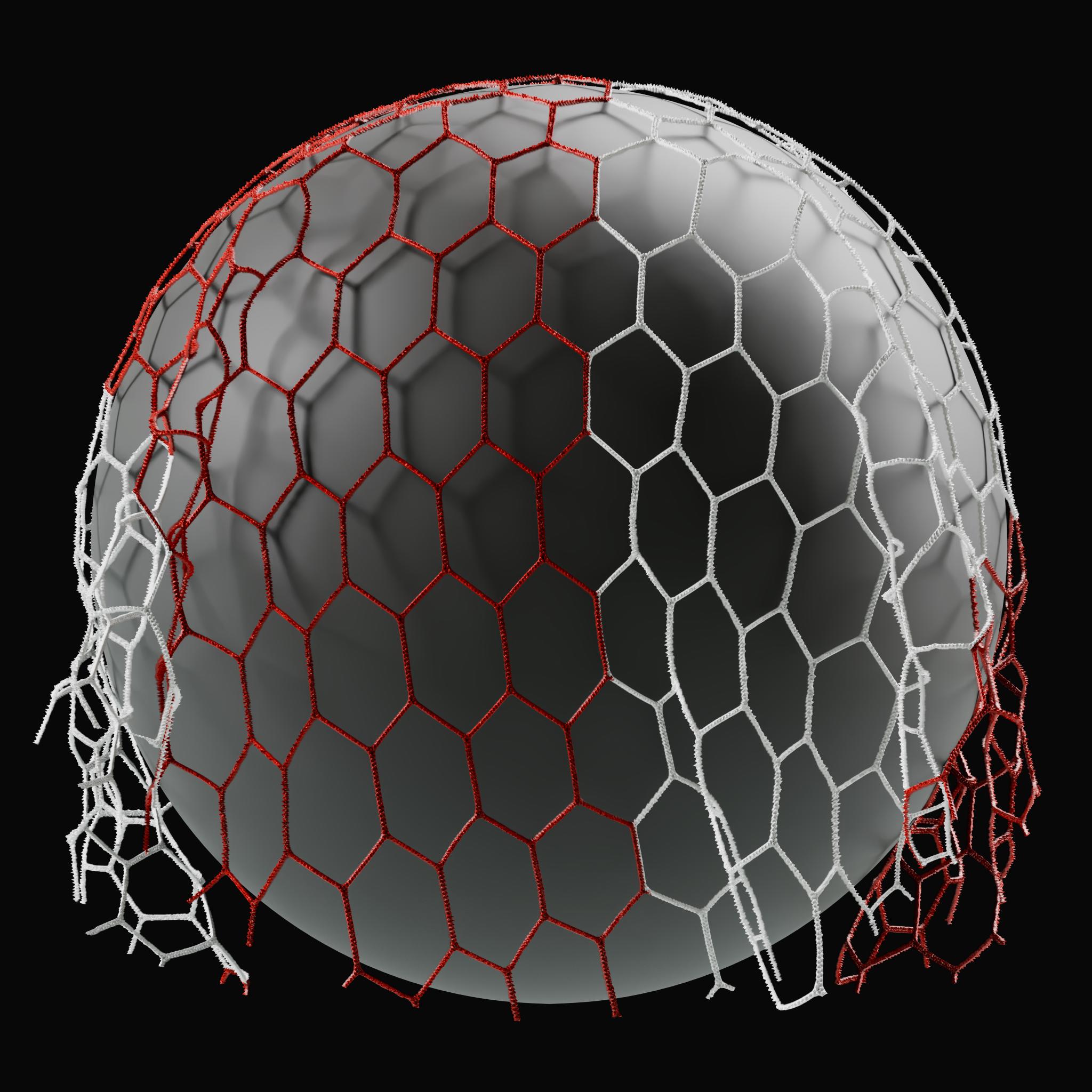 Bicolor Hexagonal Net on Substance 3D Assets
