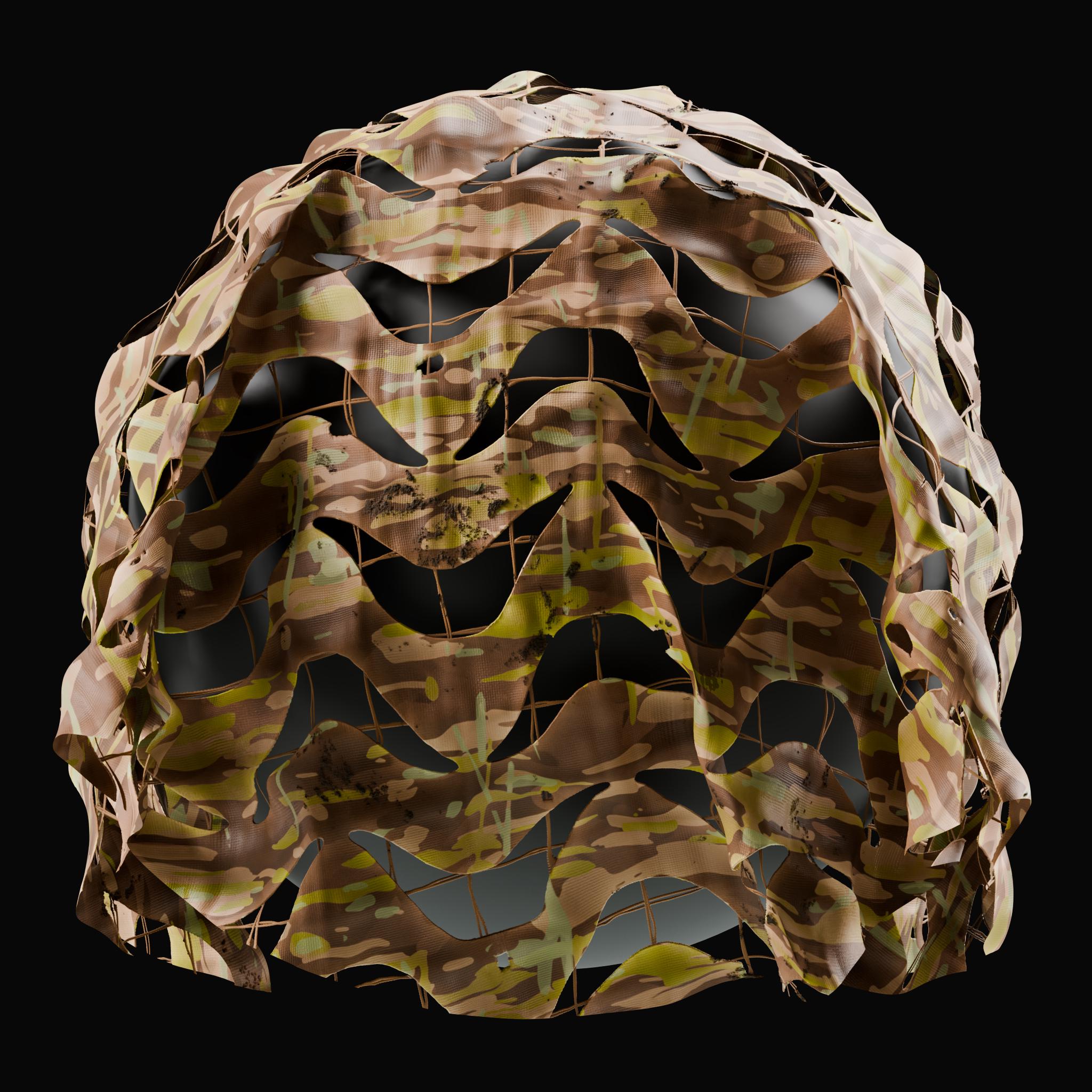 Camo Net Universal Multicam Camouflage on Substance 3D Assets