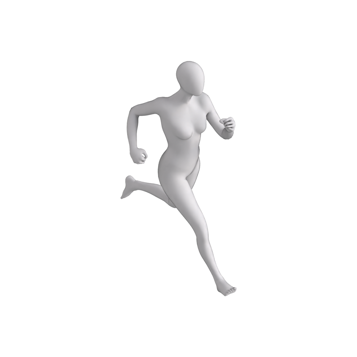 Base Model Human Female Running 02 on Substance 3D Assets