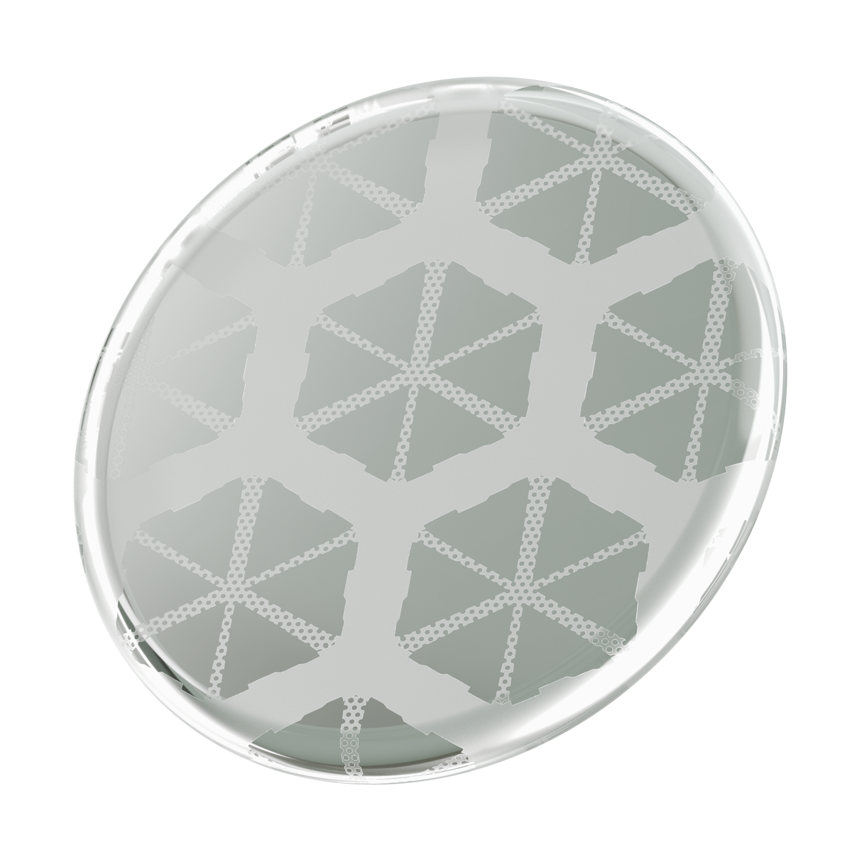 Frosted Glass Scifi Hexagonal Structure on Substance 3D Assets