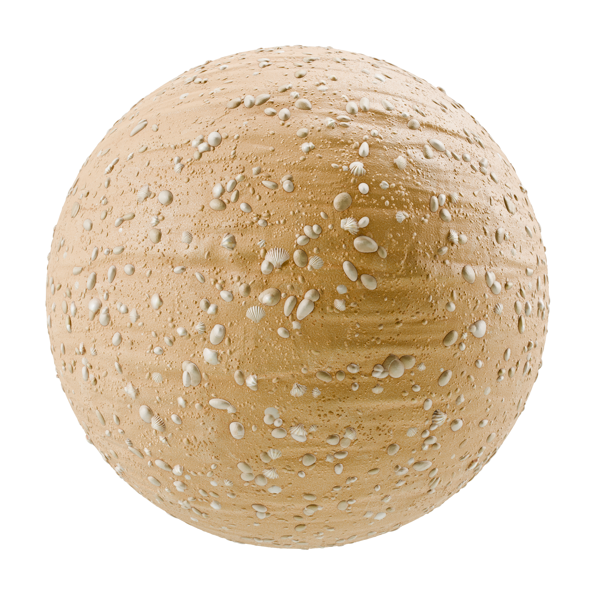 Stylized Barnacle Covered Rock on Substance 3D Assets