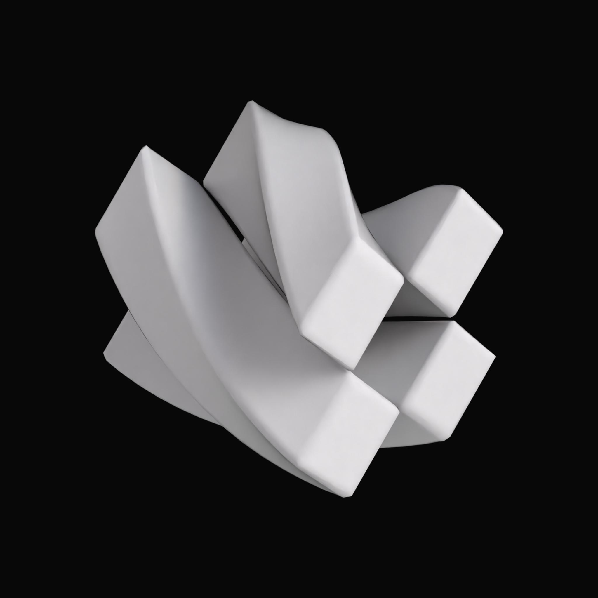 Twisted Primitive Shape 08 on Substance 3D Assets