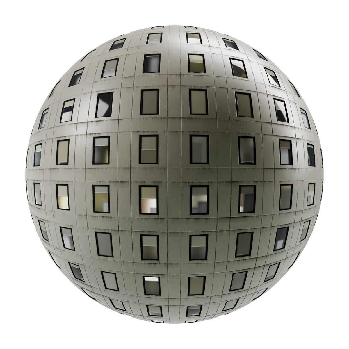 Rectangle Panel Building on Substance 3D Assets