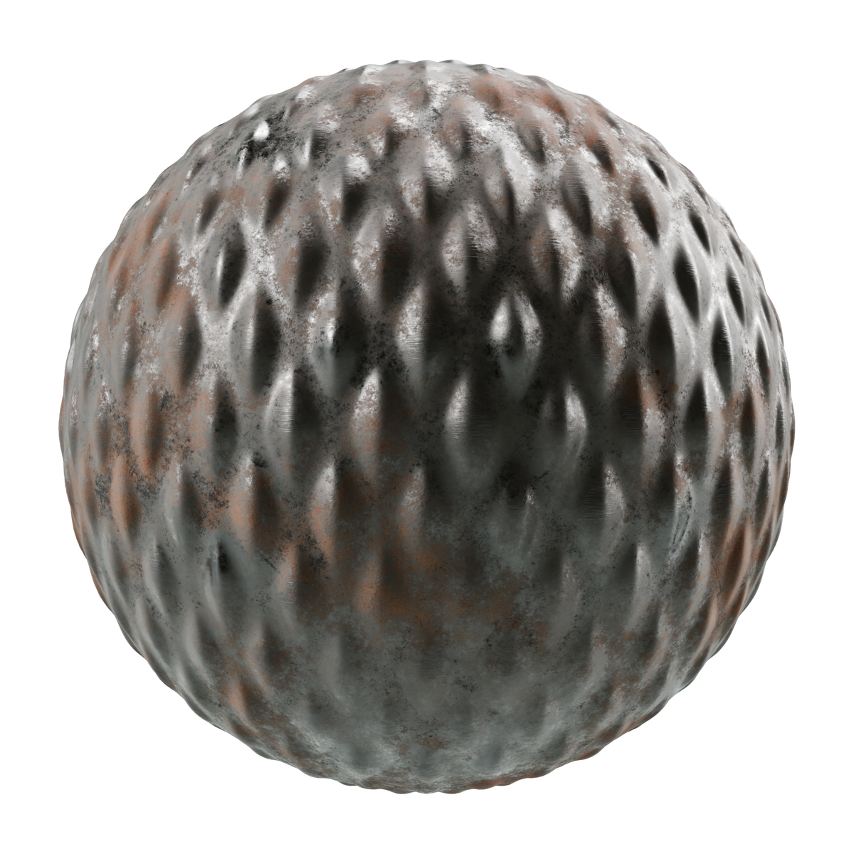 Steel Diamond Emboss Pattern on Substance 3D Assets