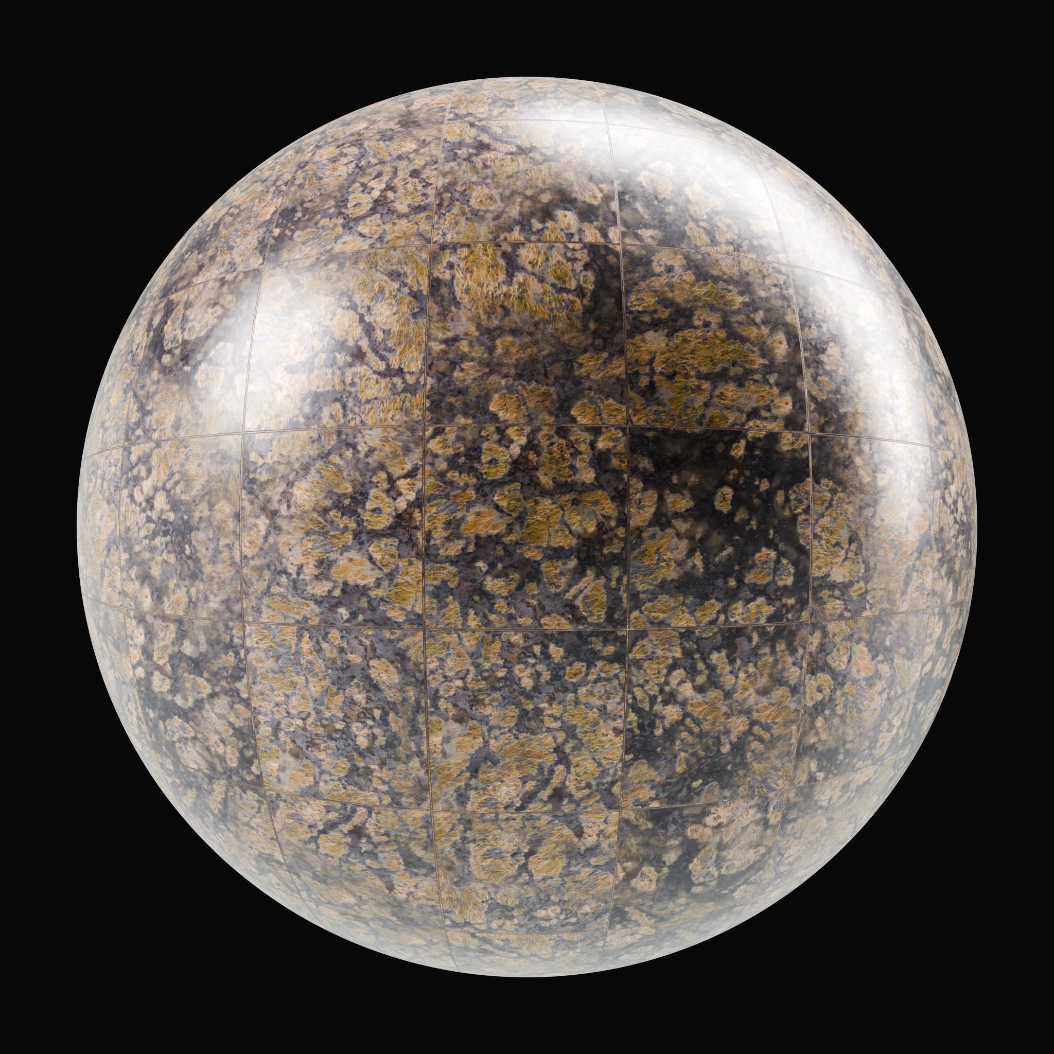 Baltic Brown Granite Grid Tiles on Substance 3D Assets