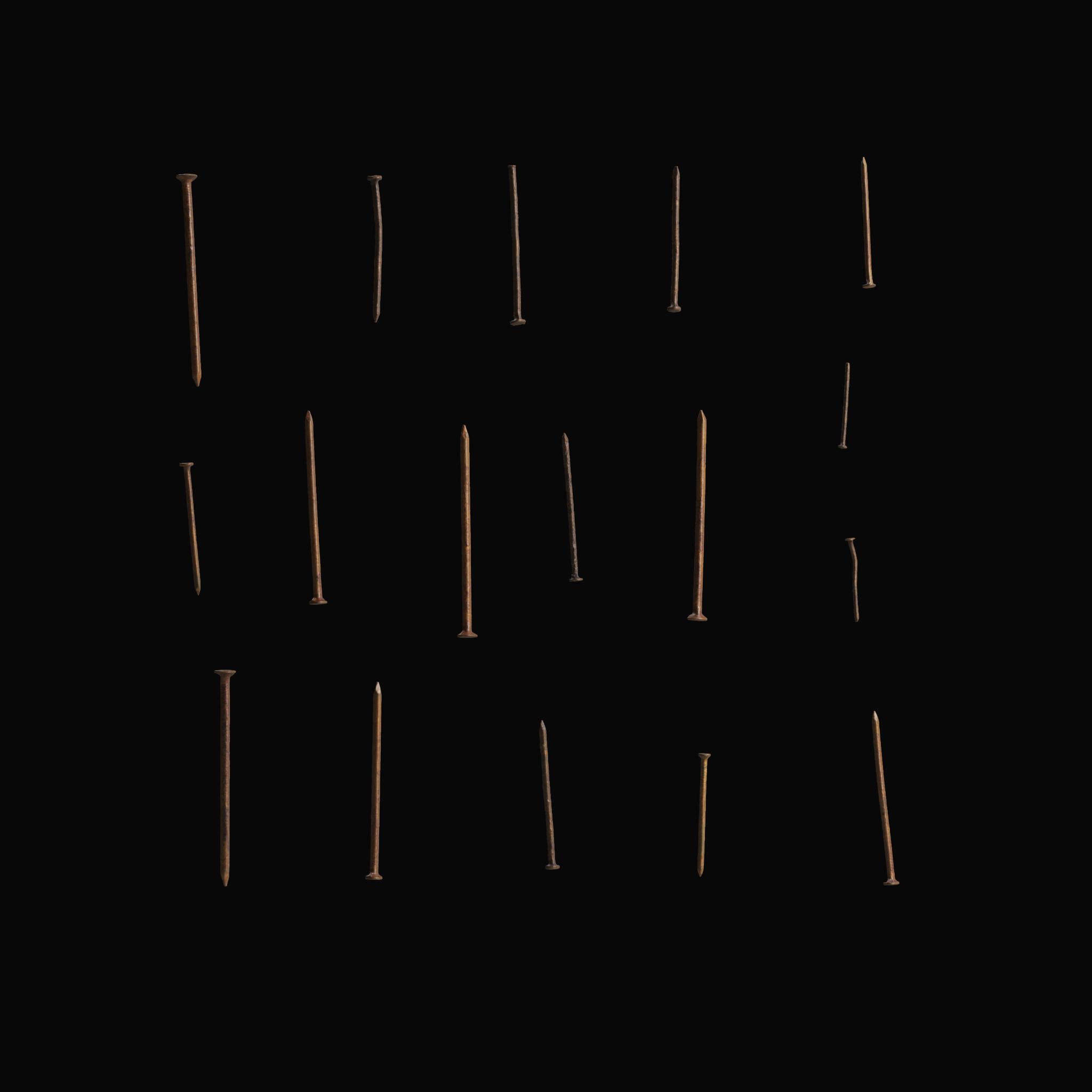 Rusty Nails 01 on Substance 3D Assets