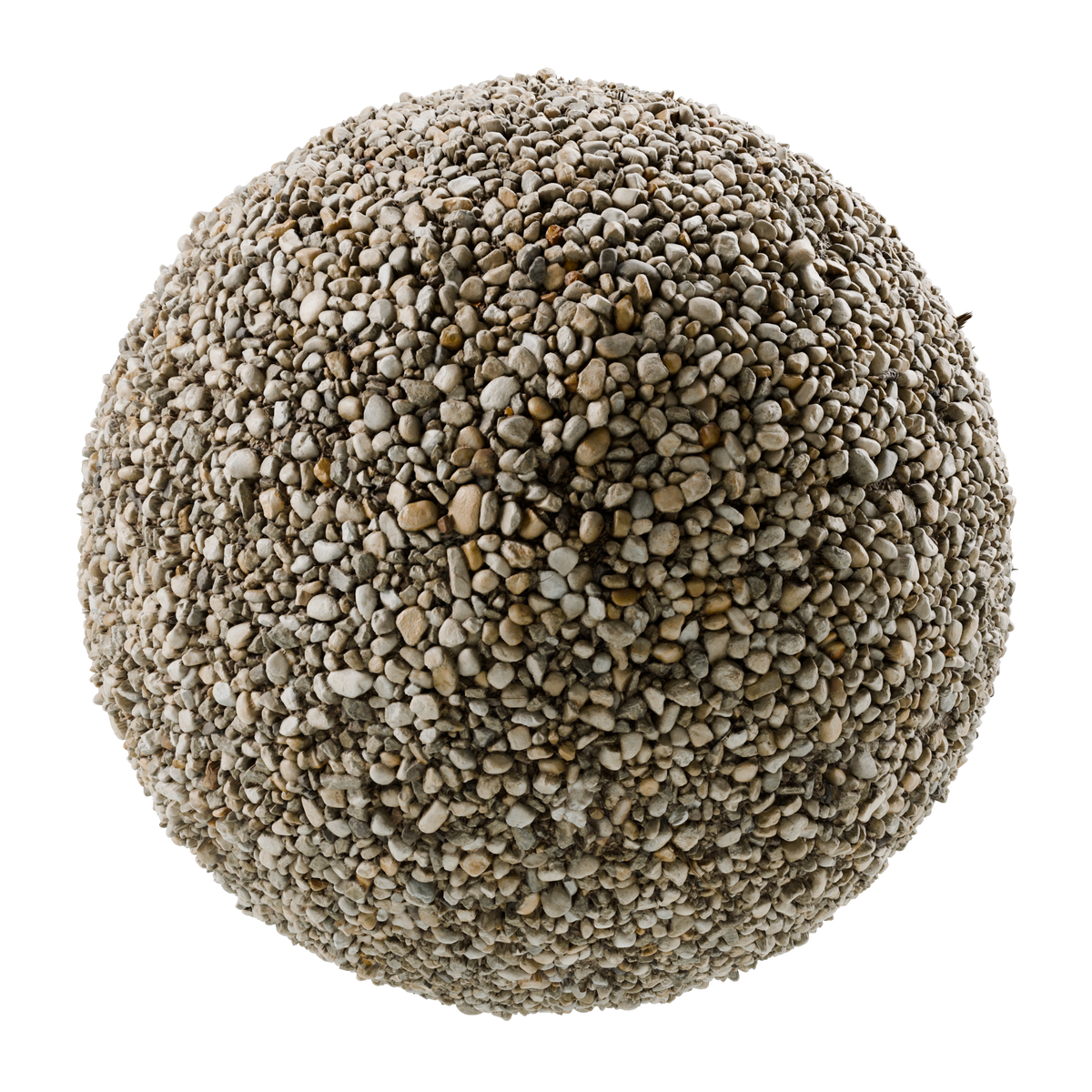 Soft Round Pebble Ground 01 on Substance 3D Assets