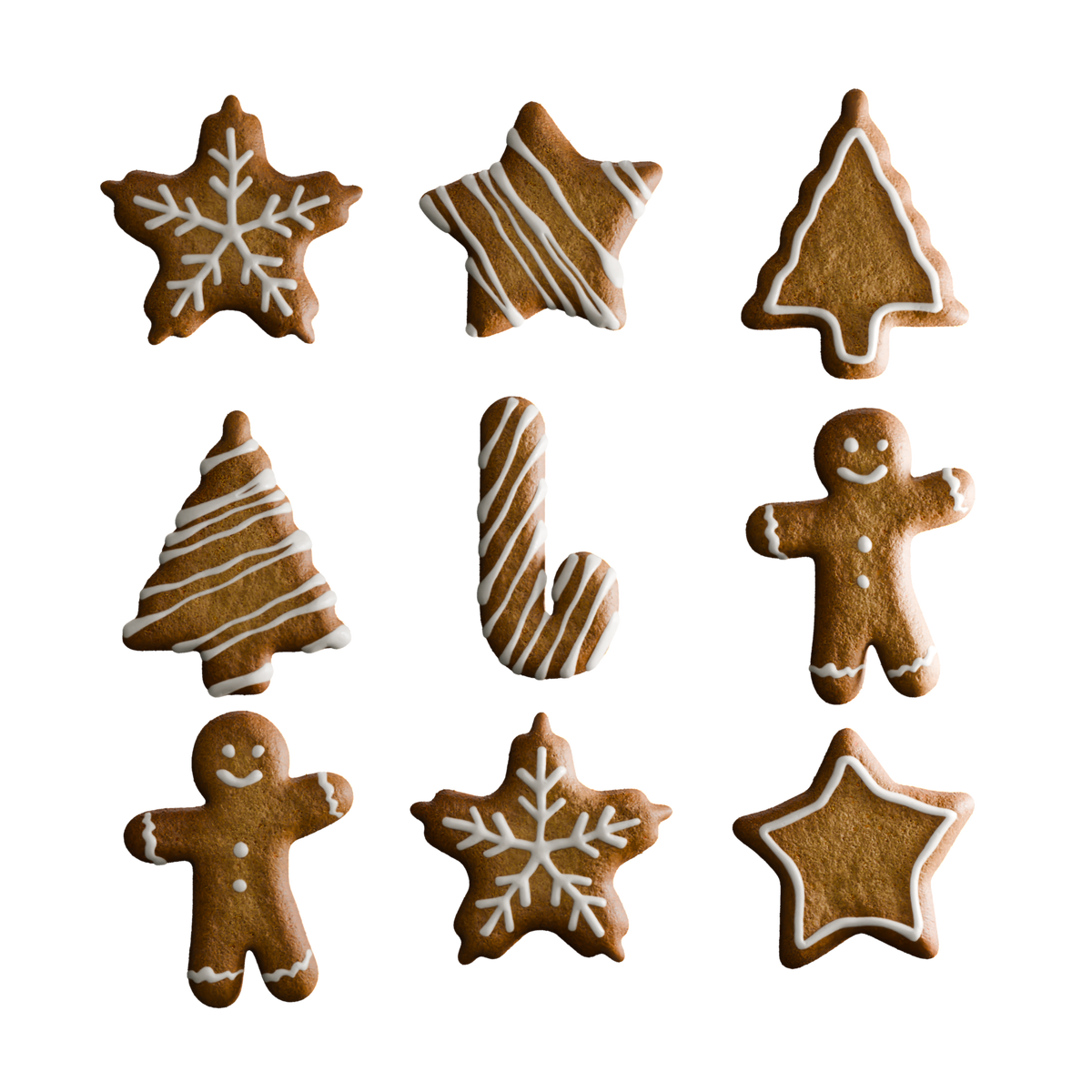 Gingerbread Cookies on Substance 3D Assets