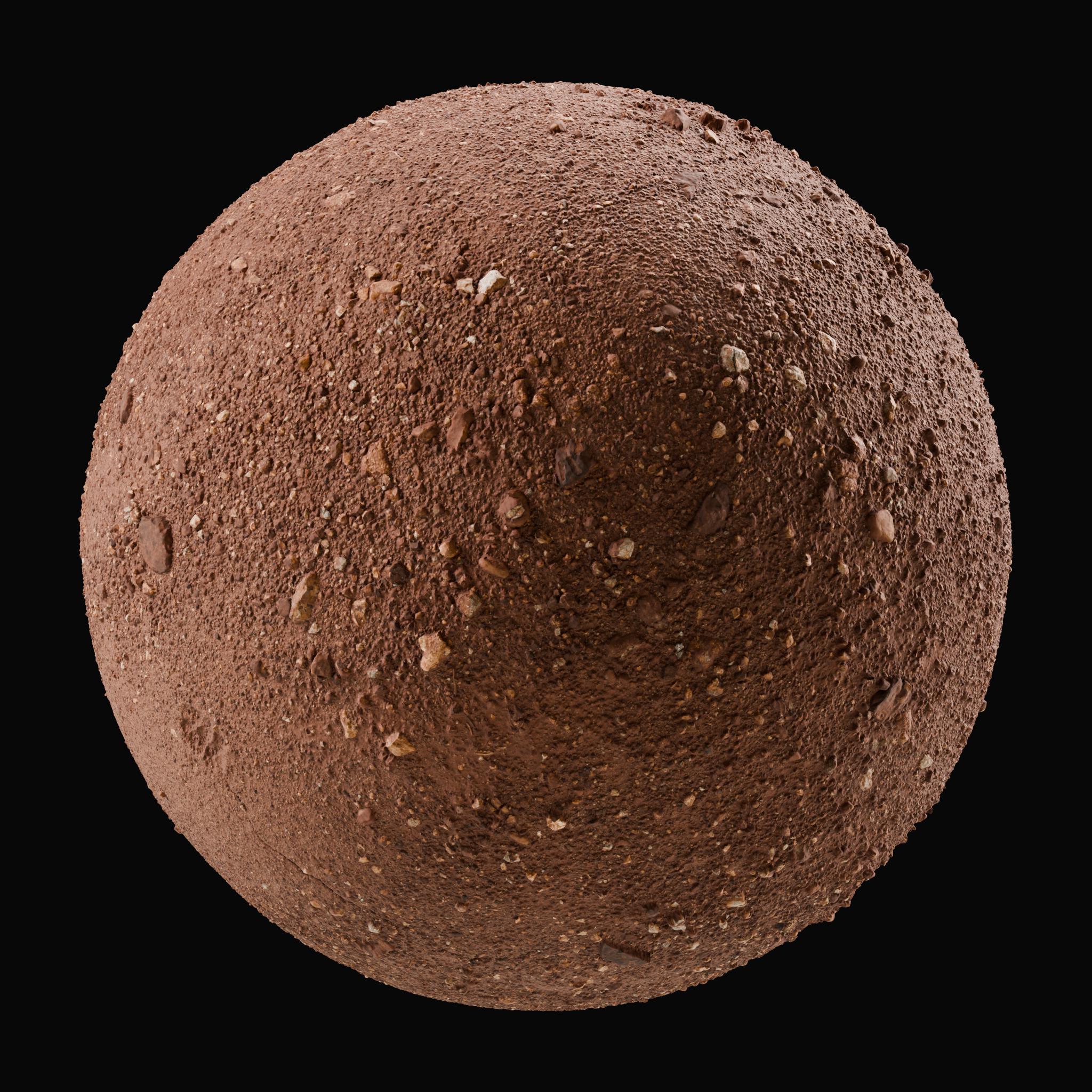 Dry Bauxite Ground on Substance 3D Assets