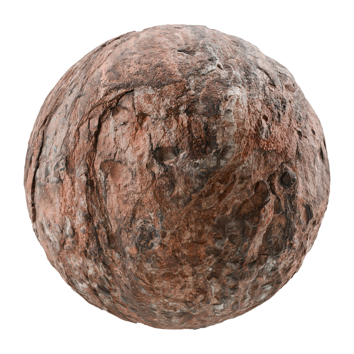 Variegated Rock Formation on Substance 3D Assets