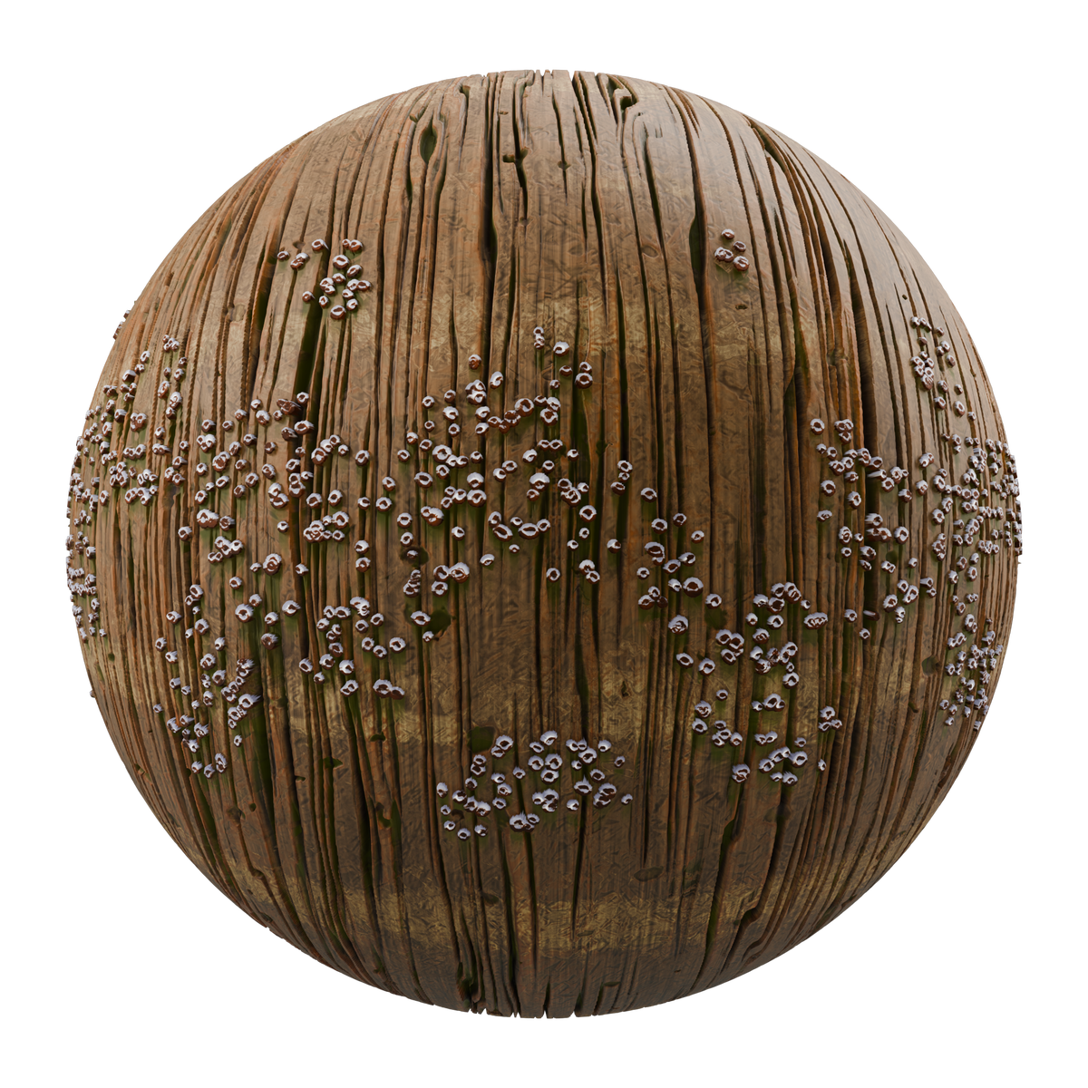 Stylized Pier Wood Pillar on Substance 3D Assets
