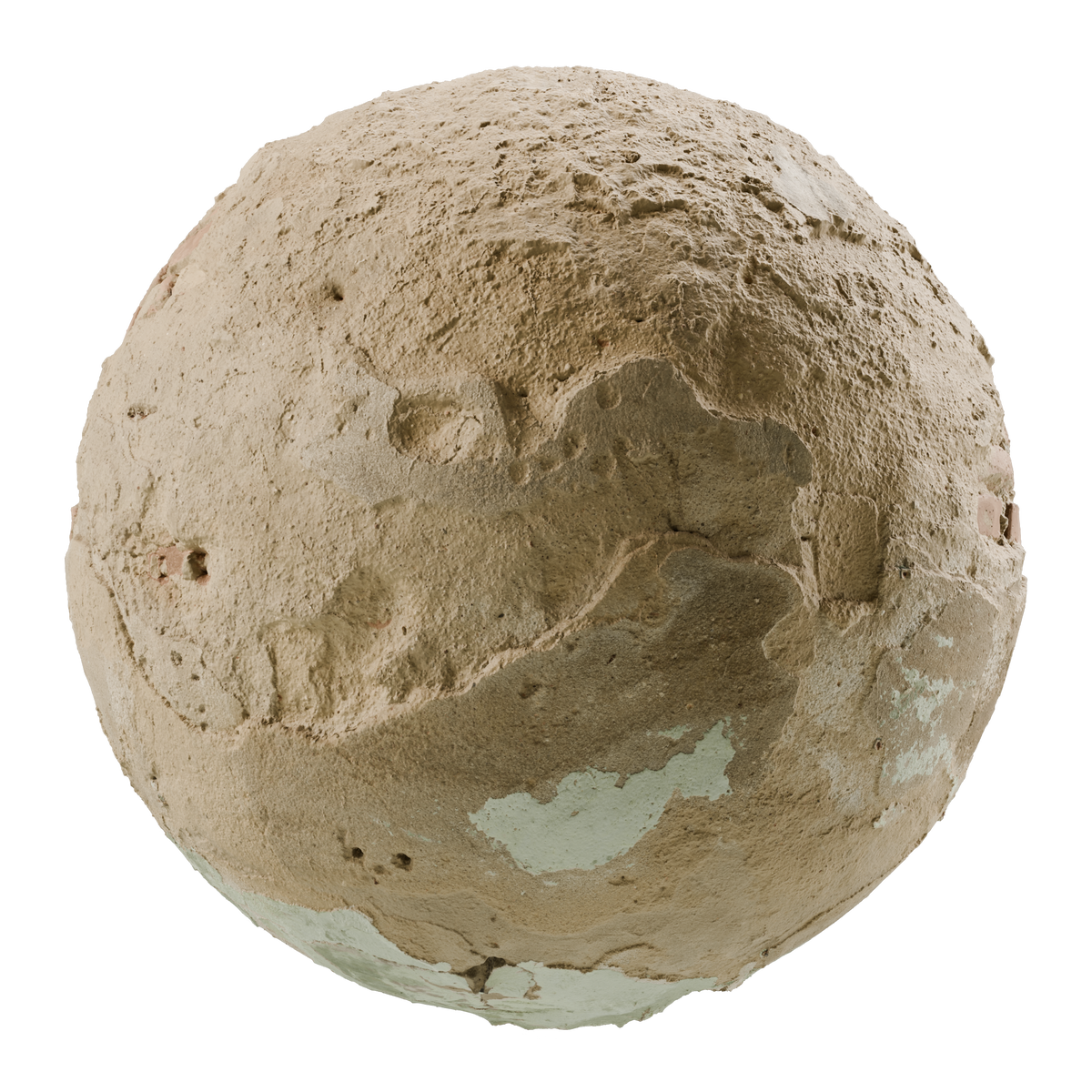 Damaged Bumpy Plaster Wall on Substance 3D Assets