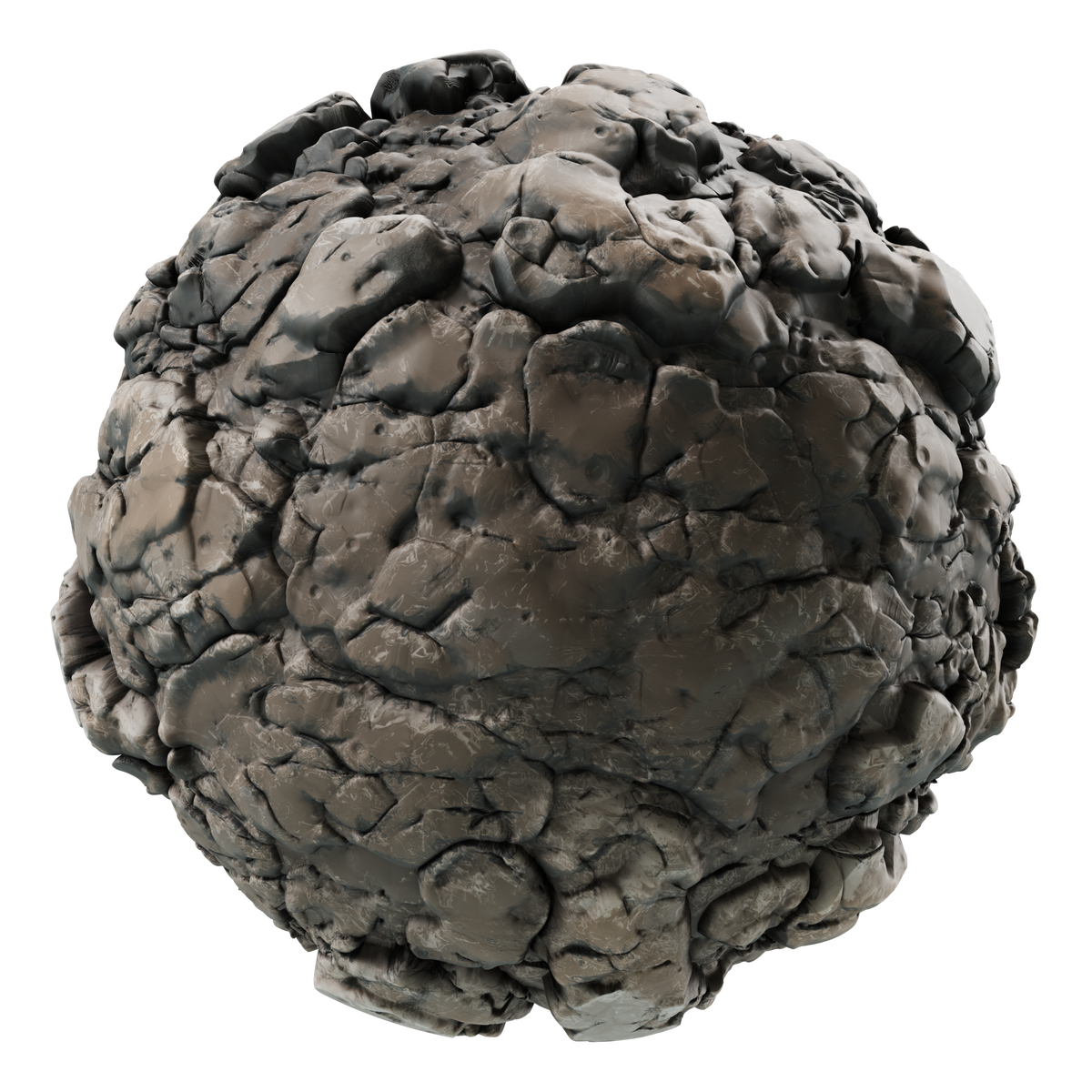 Stylized Dirty Rock on Substance 3D Assets