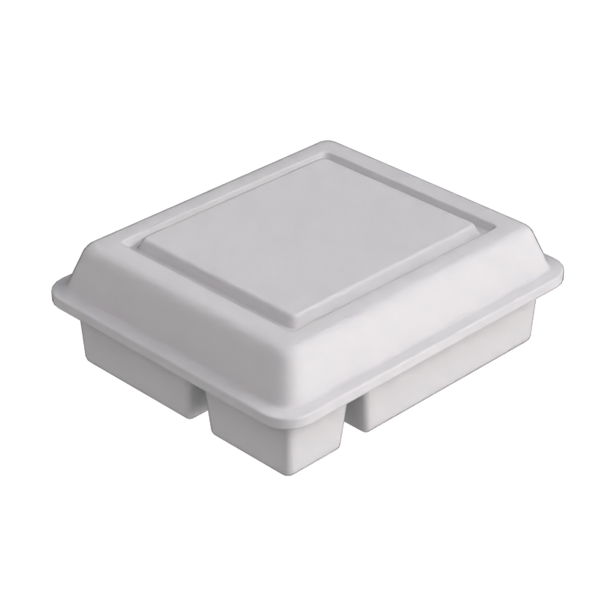 Compartmentalized Plastic Box on Substance 3D Assets