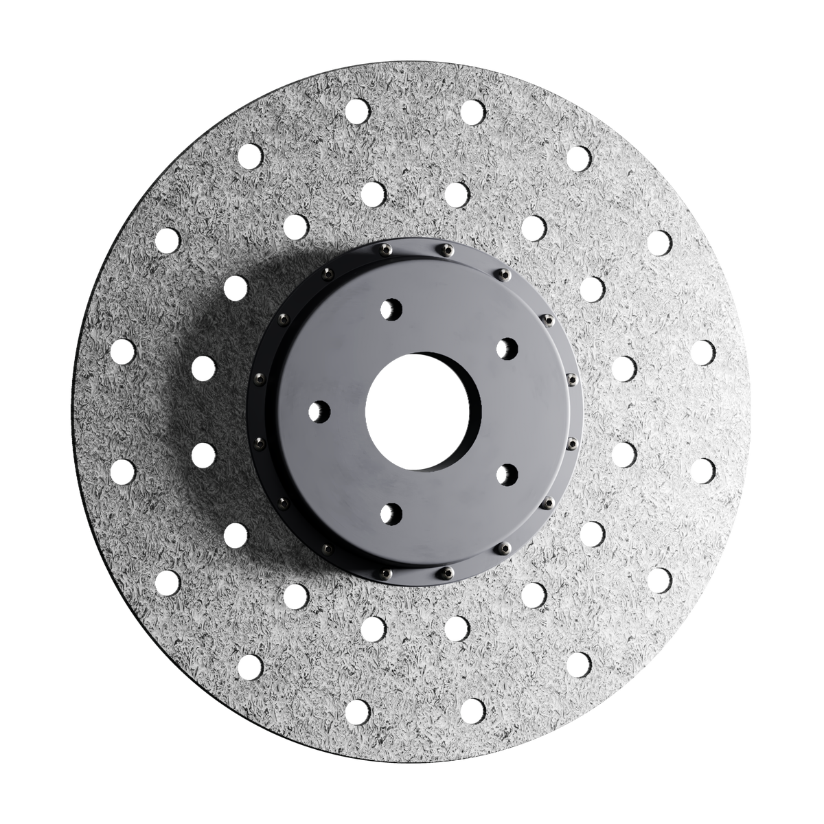 Brake Rotor Ceramic Drilled on Substance 3D Assets