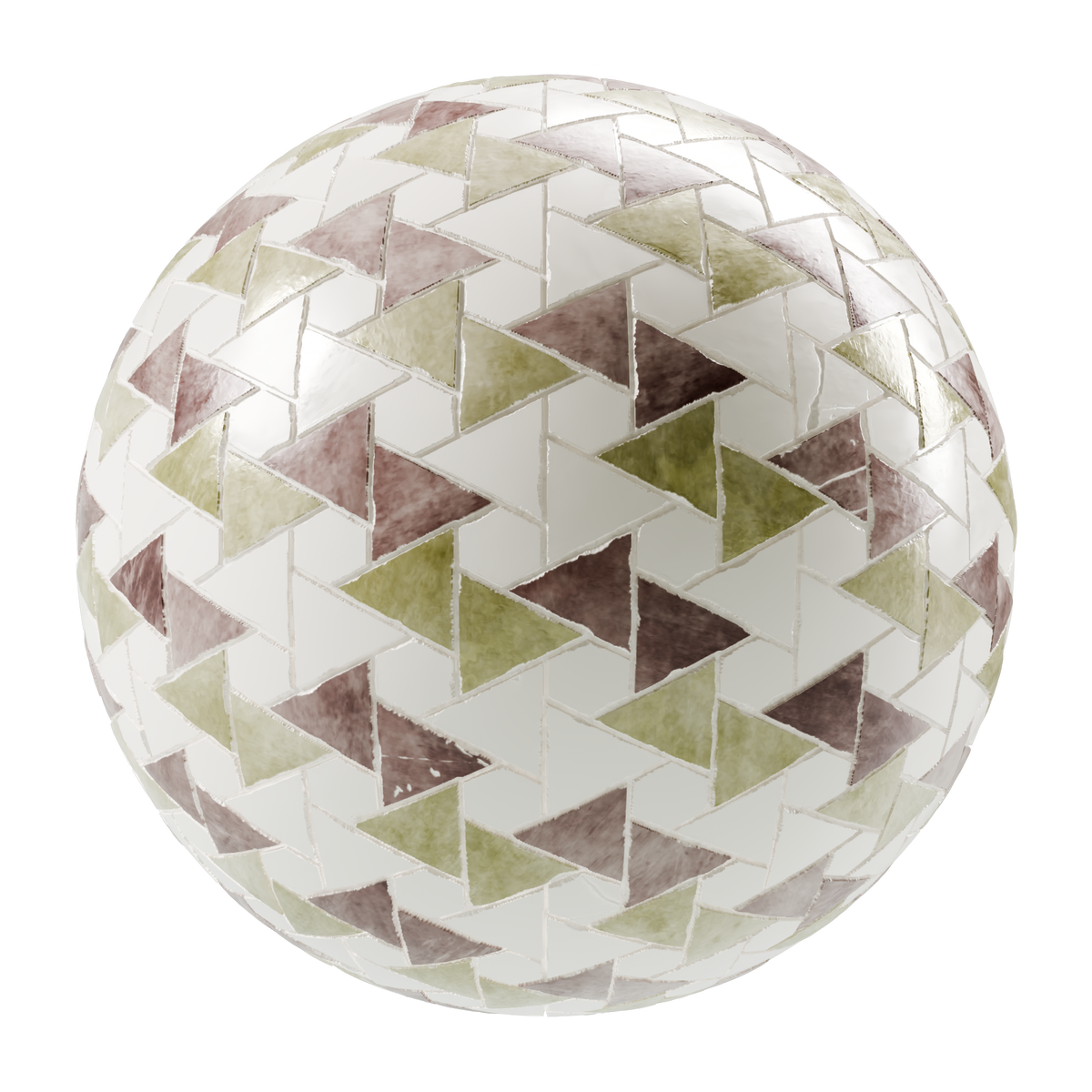 Ceramic Porcelain Nested Aperture Tiles on Substance 3D Assets
