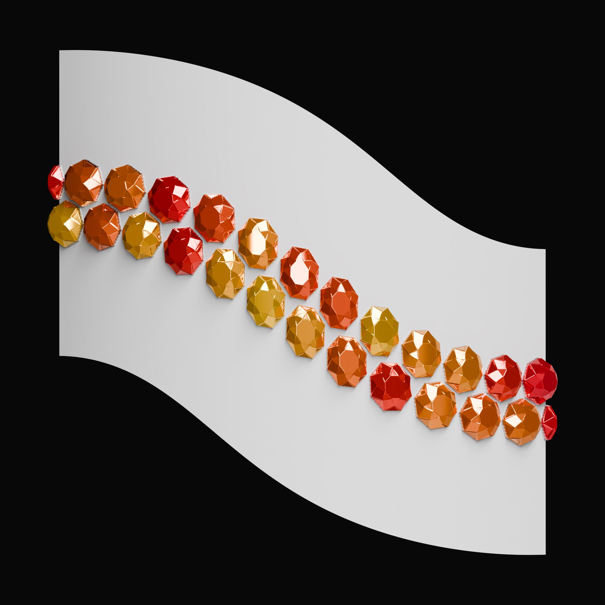 Rhinestone Double Row on Substance 3D Assets