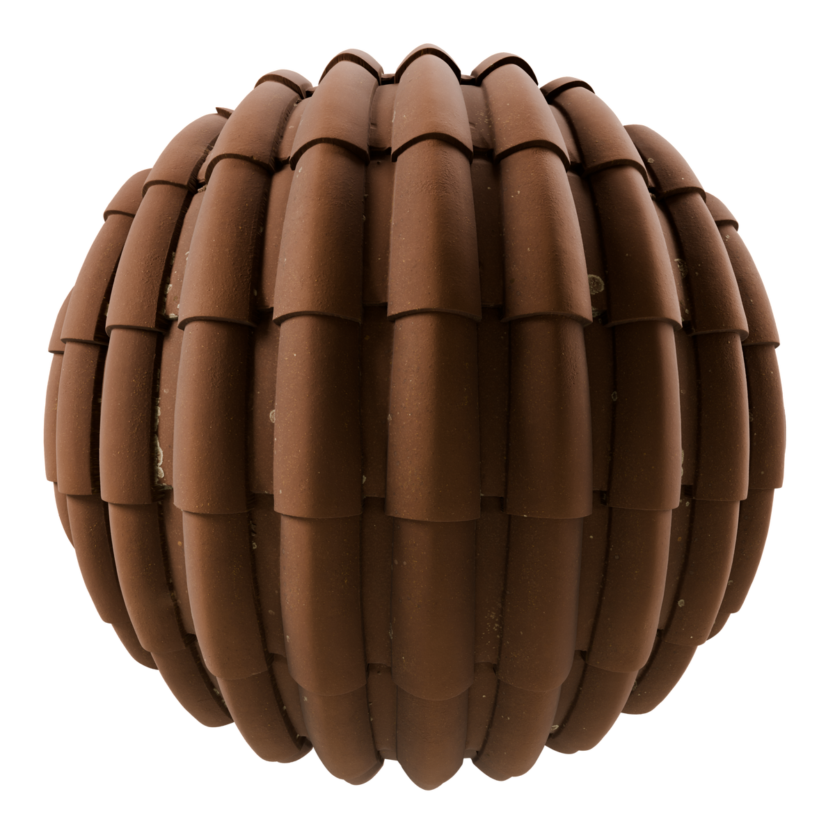 Curved Round Roof Tile on Substance 3D Assets