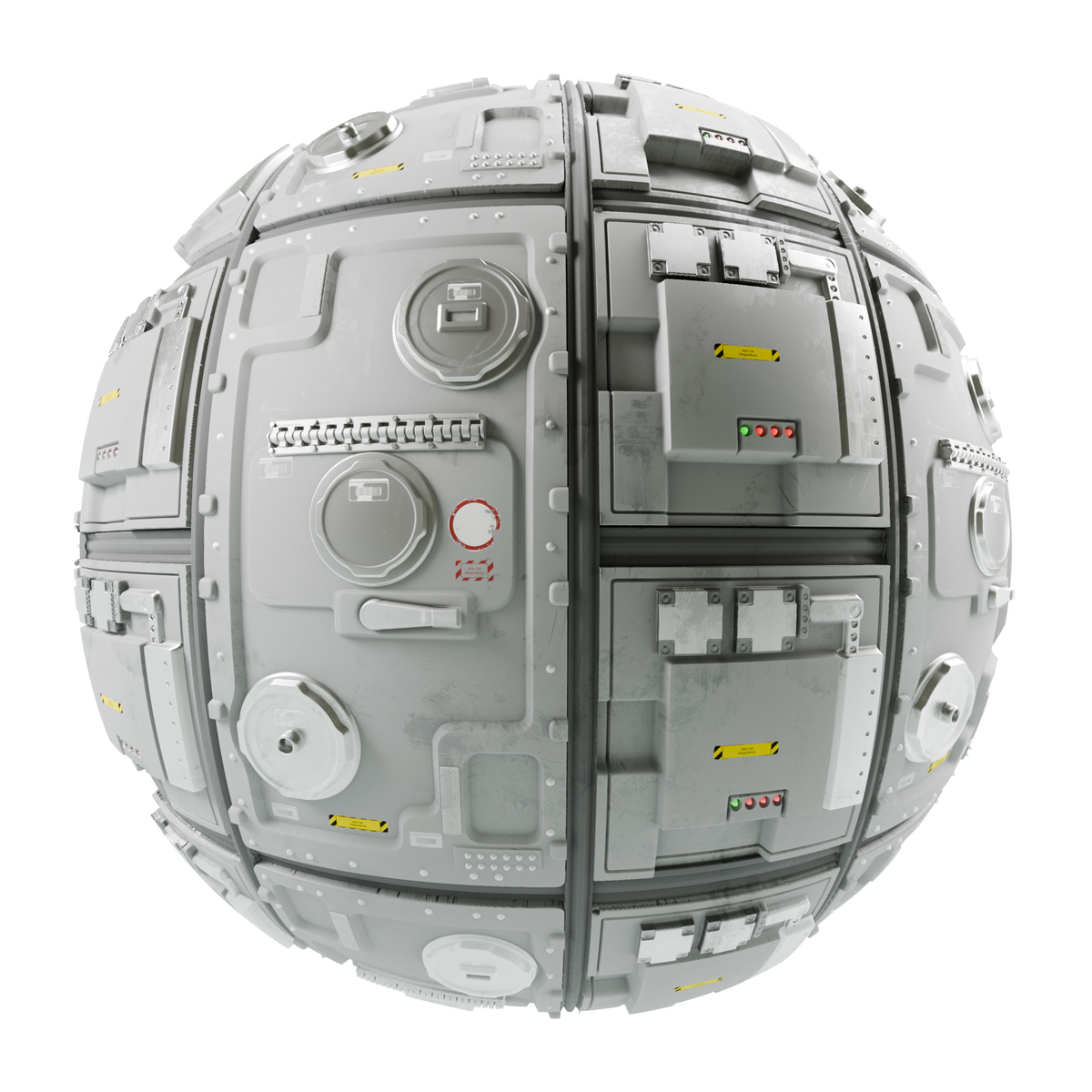 Space Station Storage Modules on Substance 3D Assets