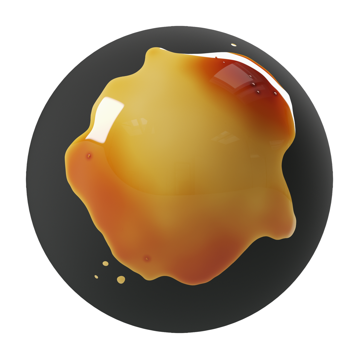 Fresh Coffee Puddle on Substance 3D Assets