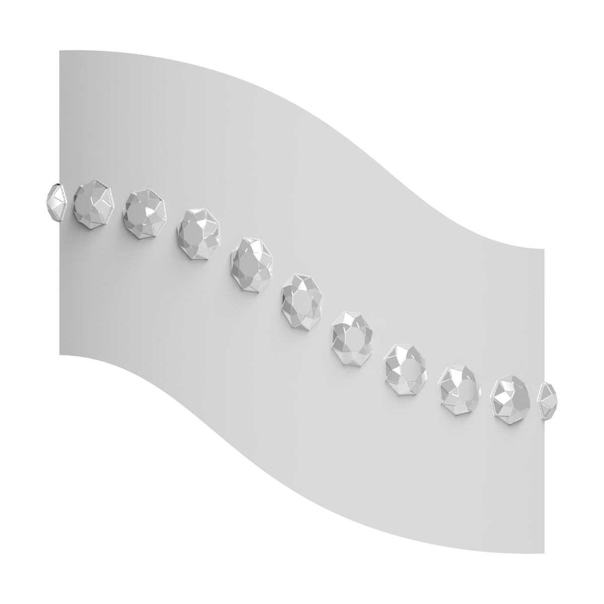 Rhinestone Single Row on Substance 3D Assets
