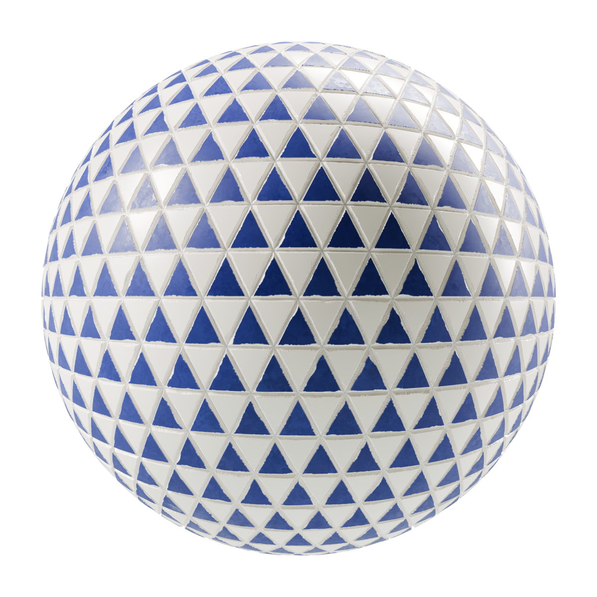Ceramic Porcelain Triangle Tiles on Substance 3D Assets