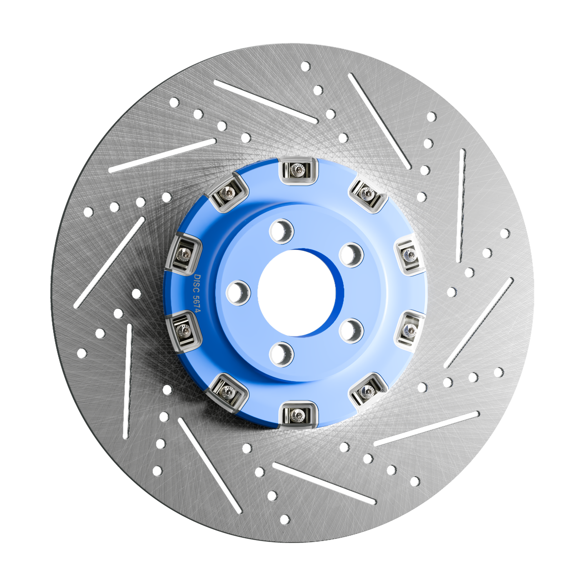 Brake Rotor Steel Cross Drill on Substance 3D Assets