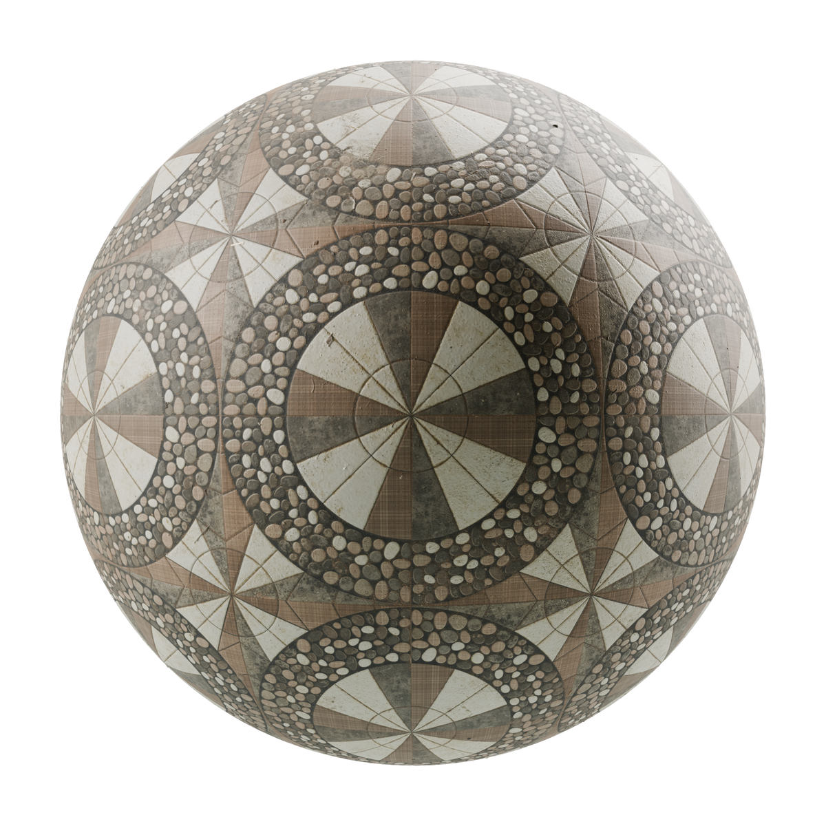 Circular Natural Stone Tiles on Substance 3D Assets