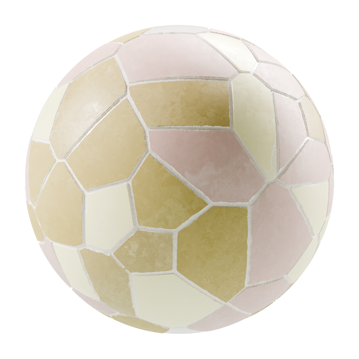 Ceramic Porcelain Random Shape Tiles on Substance 3D Assets