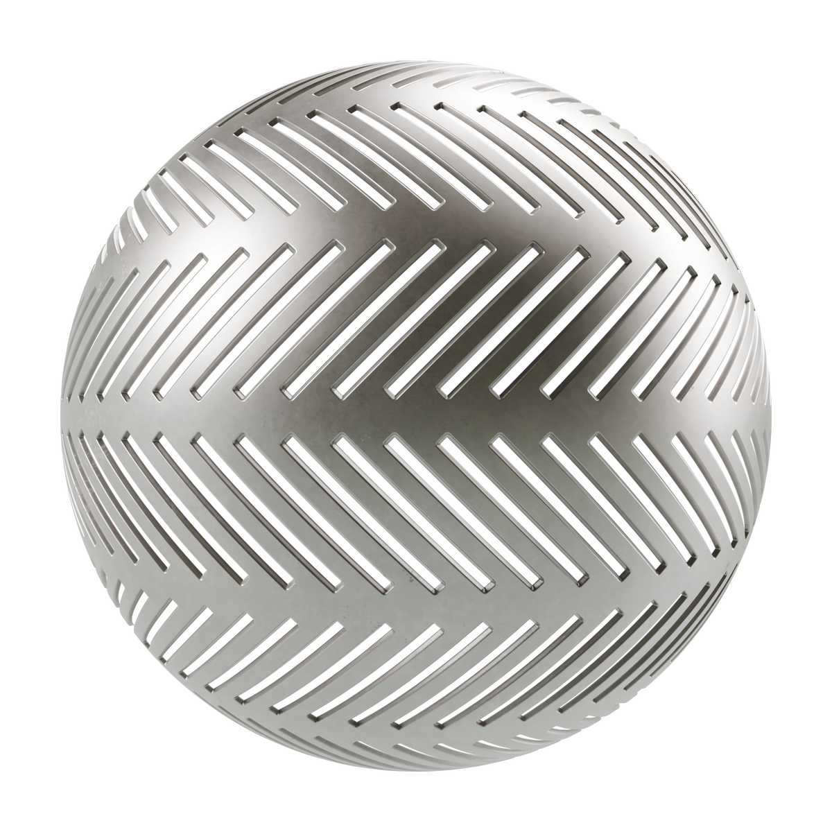 Steel Perforated Chevron on Substance 3D Assets