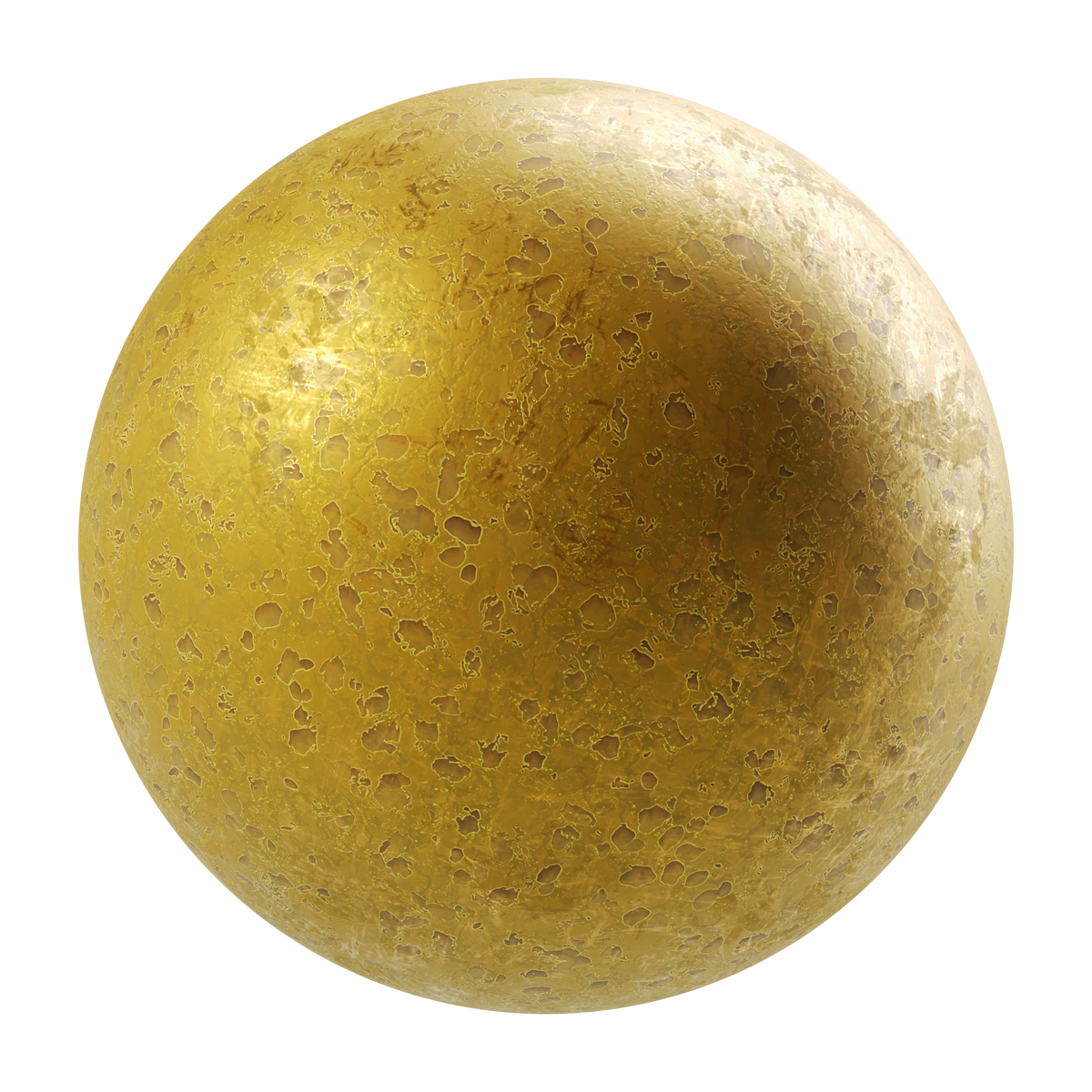 Stylized Aged Gold on Substance 3D Assets