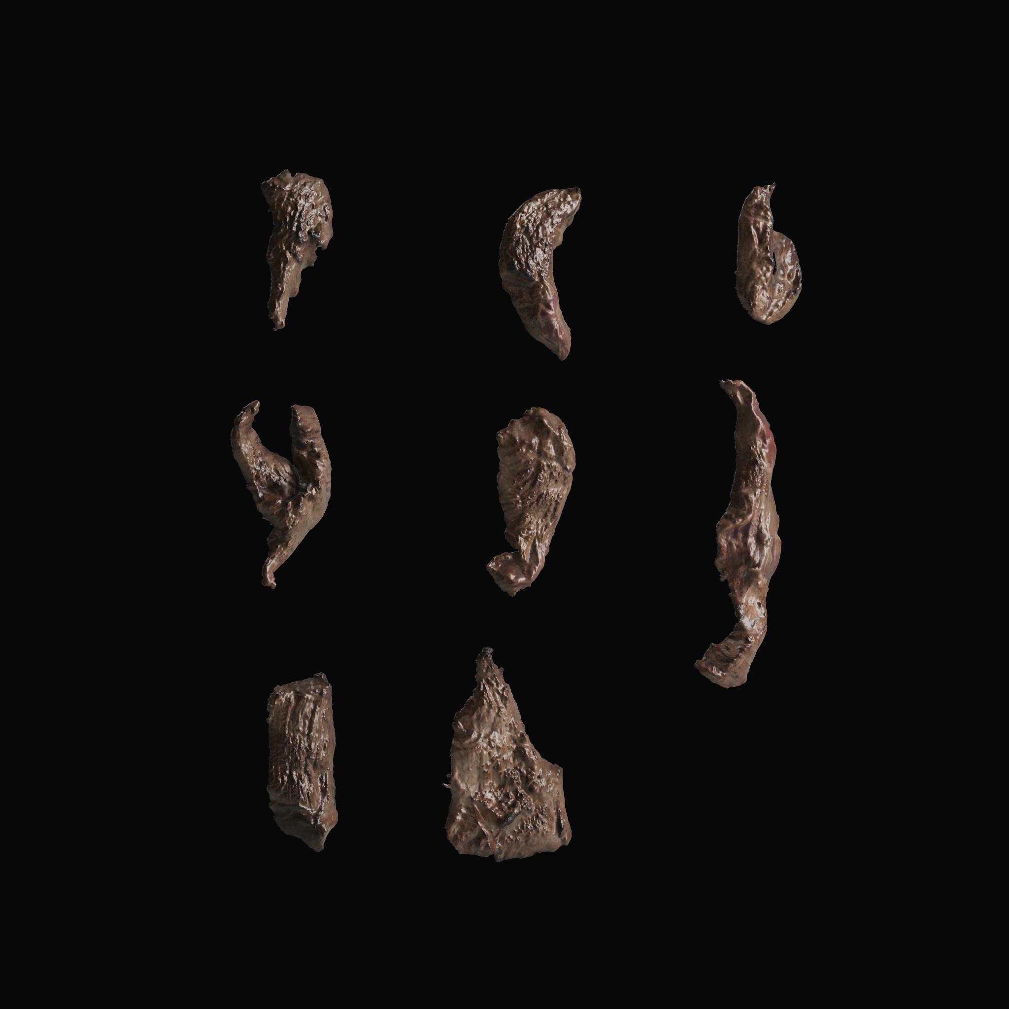 Grilled Beef Meat Lumps 01 on Substance 3D Assets