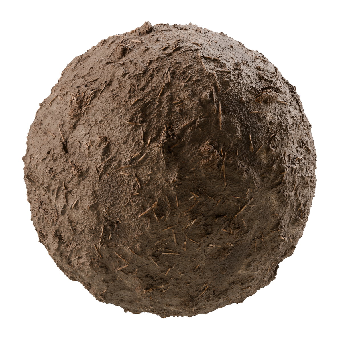 Plowed Field With Straws on Substance 3D Assets