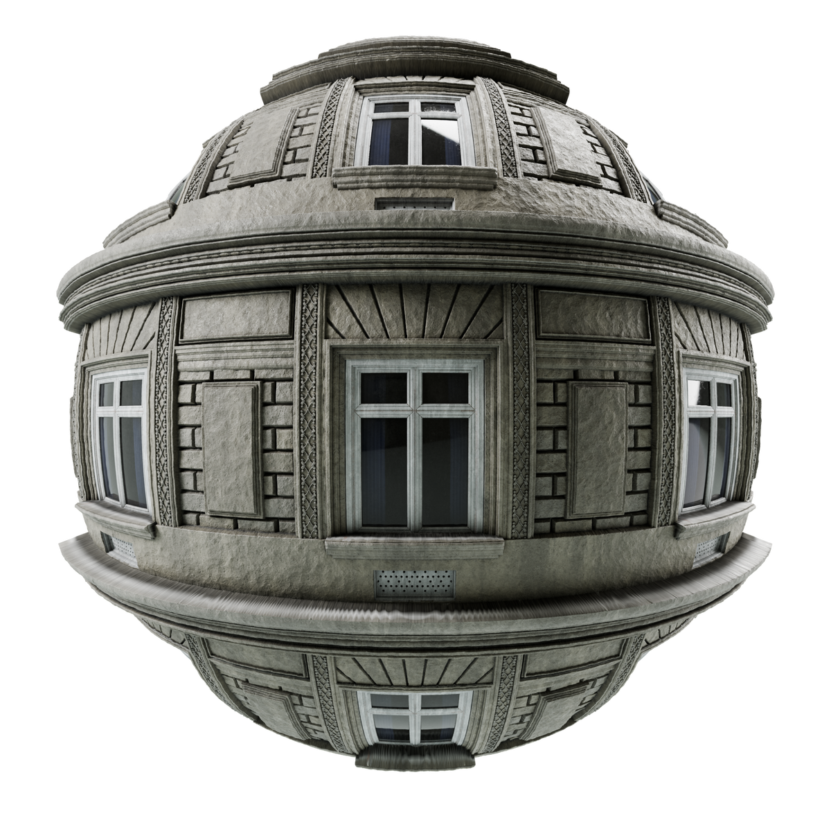 Haussmannian Building Facade on Substance 3D Assets